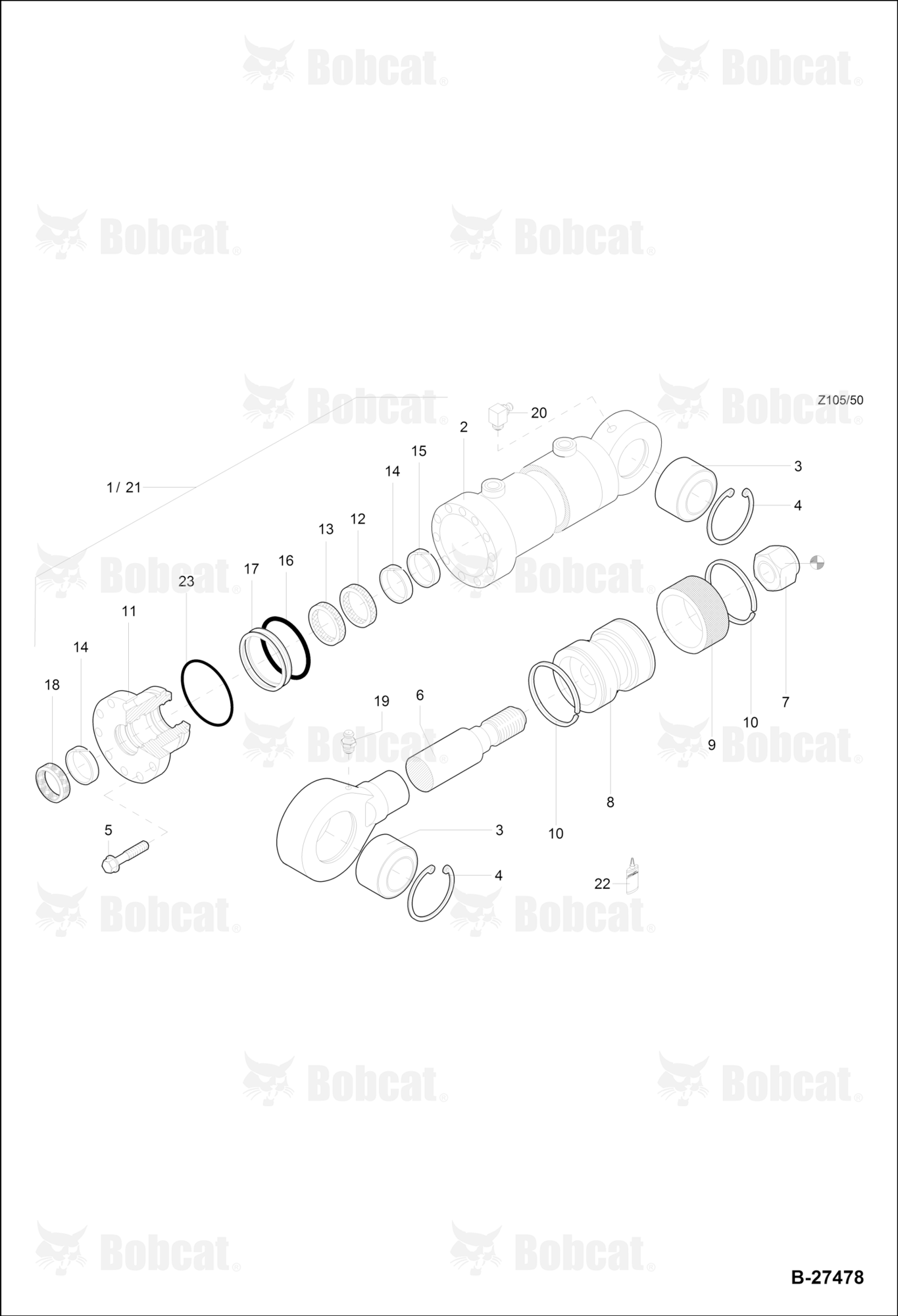 Hydraulic Cylinder - Boom