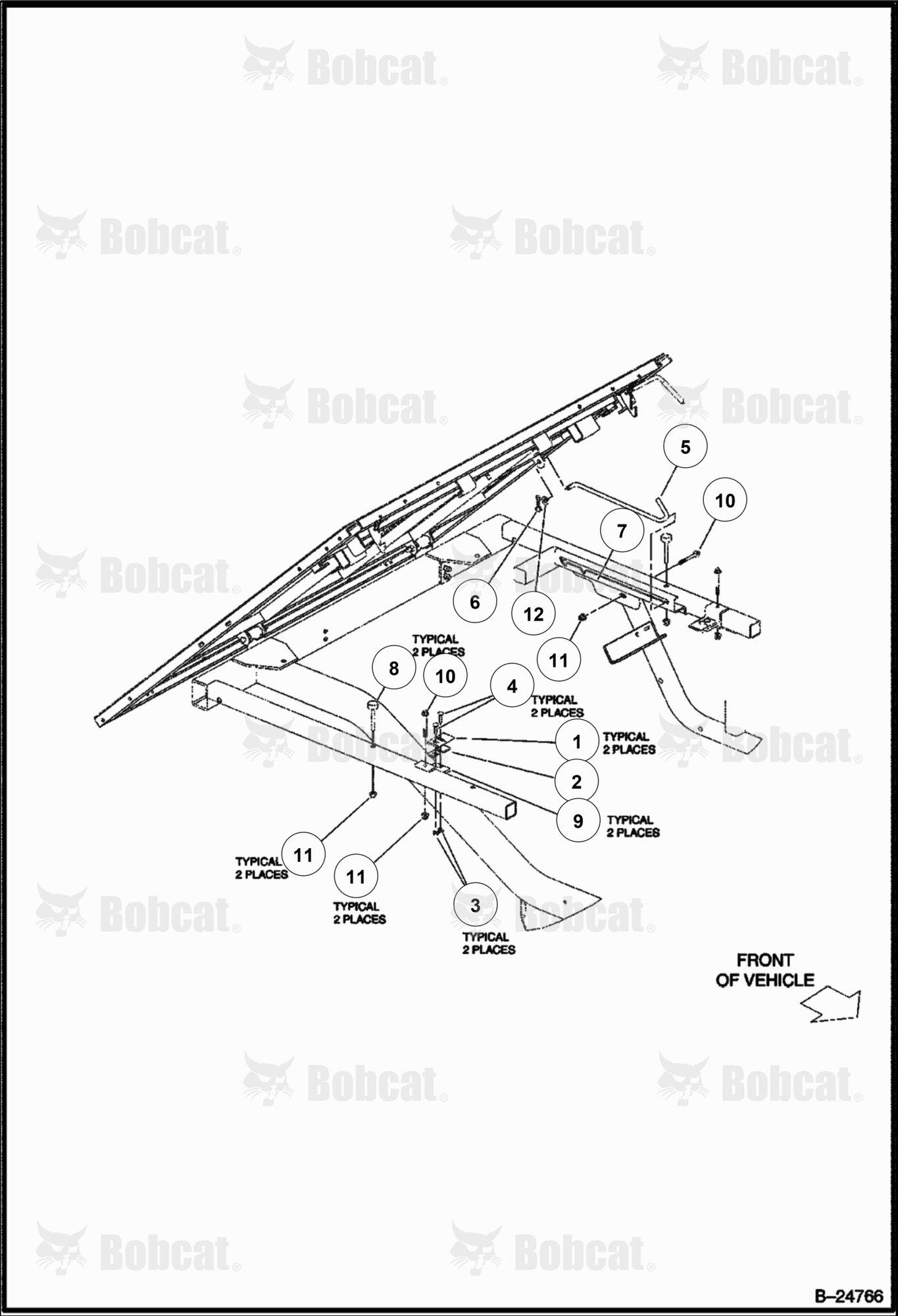 Latch Plate & Prop Rod