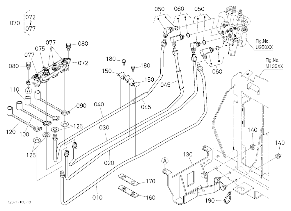 Front Control Valve Kit (Pipe/Quick Coupler) [Opti