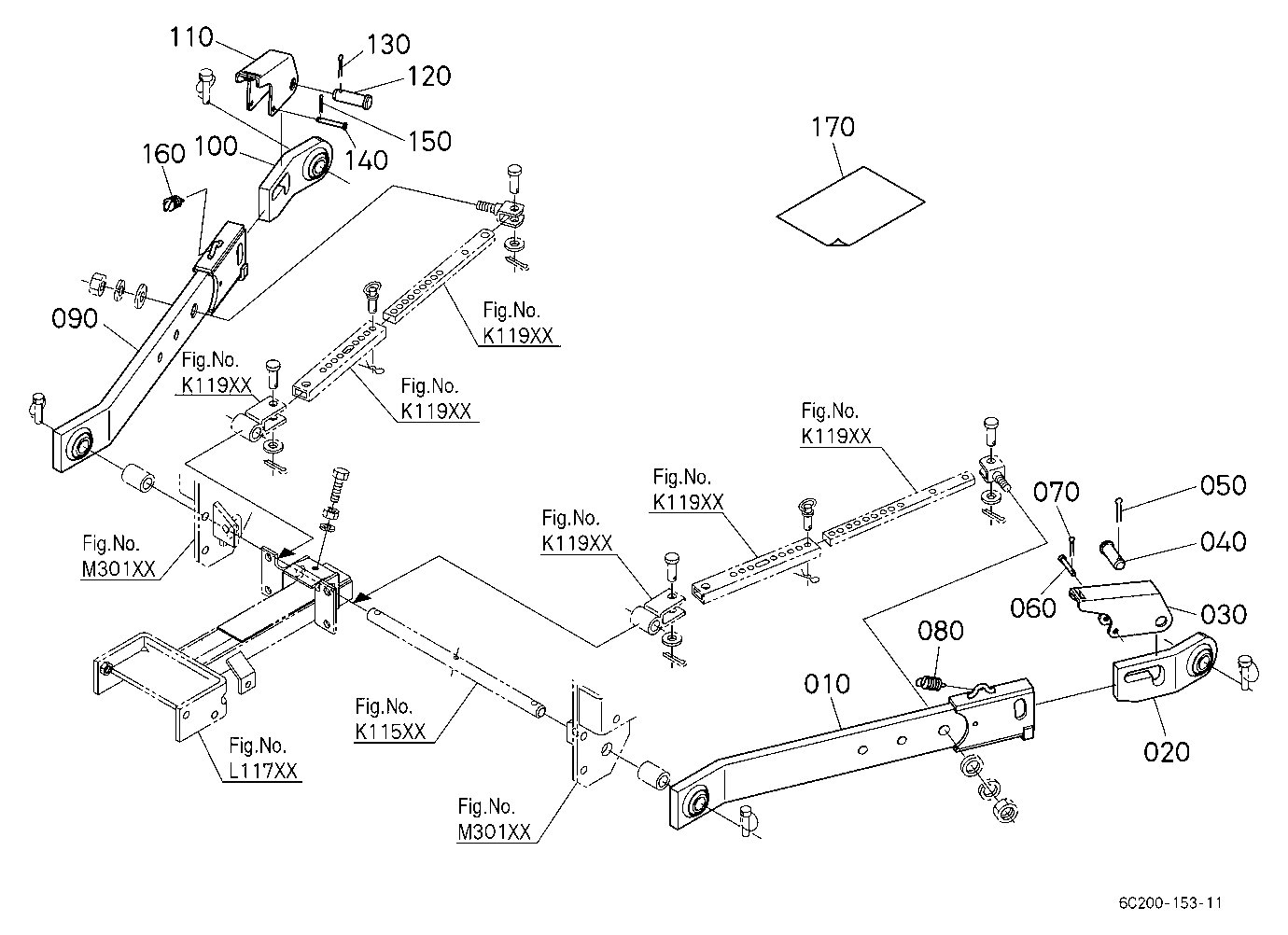 Lower Link Kit (W/G.No.B2677) [Option]