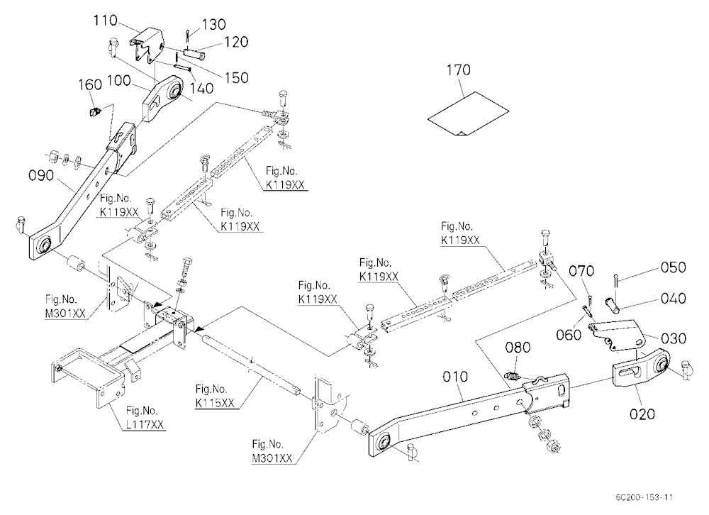 Lower Link Kit (W/G.No.B2677) [Option]
