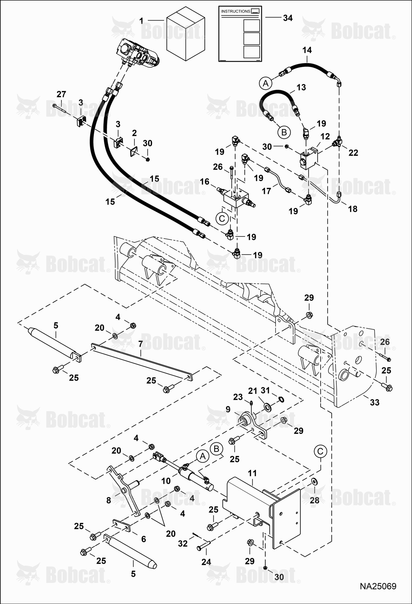 Power Attachment Lock Kit (J-tach)