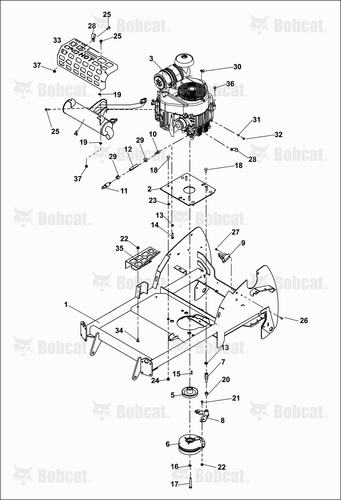 Engine Deck Assembly
