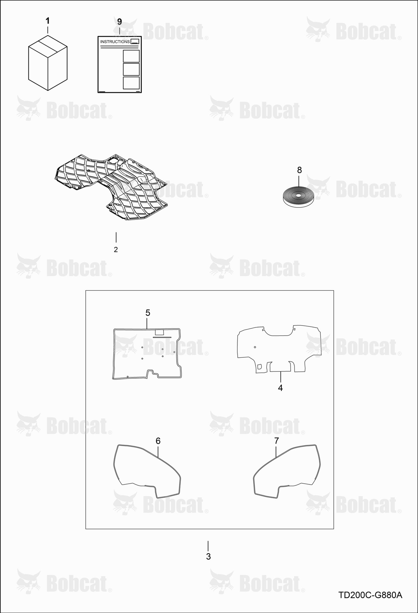 Interior Material Kit (Cab)