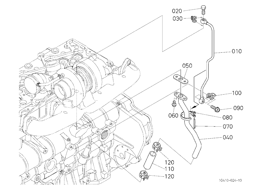 Oil Pipe (Turbo Charger)
