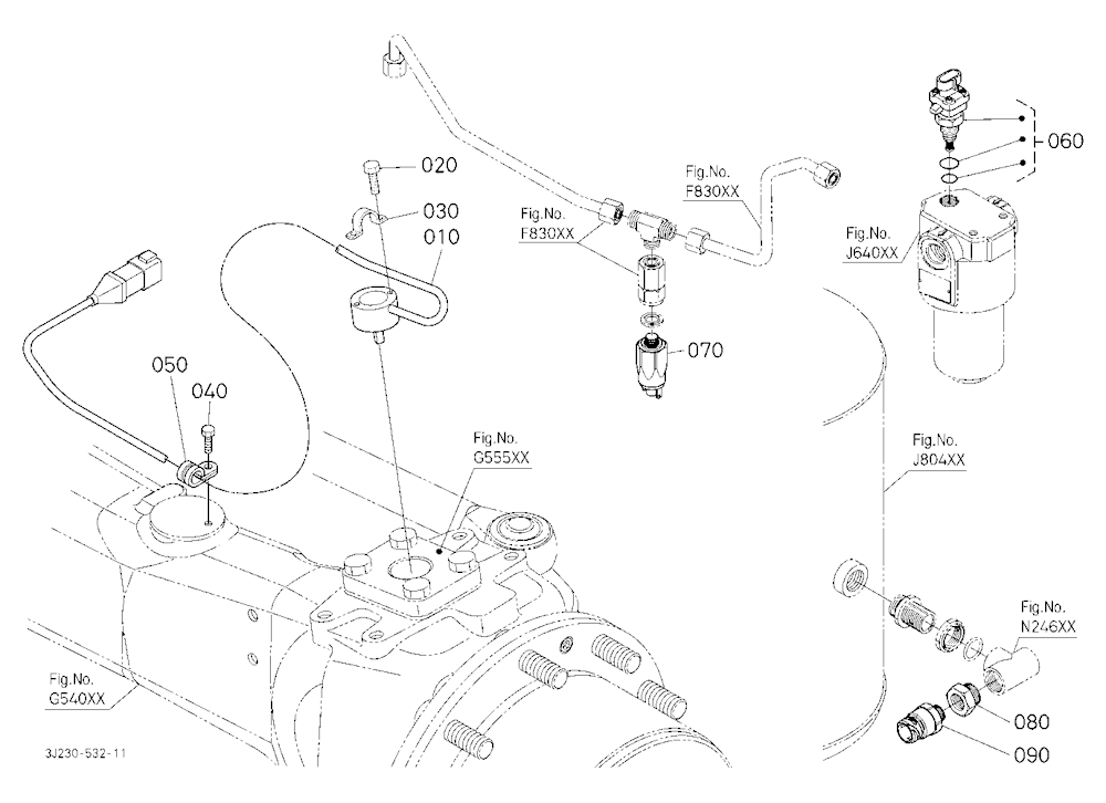 Switch/Sensor [Front Axle:Heavy Duty Type] [With A