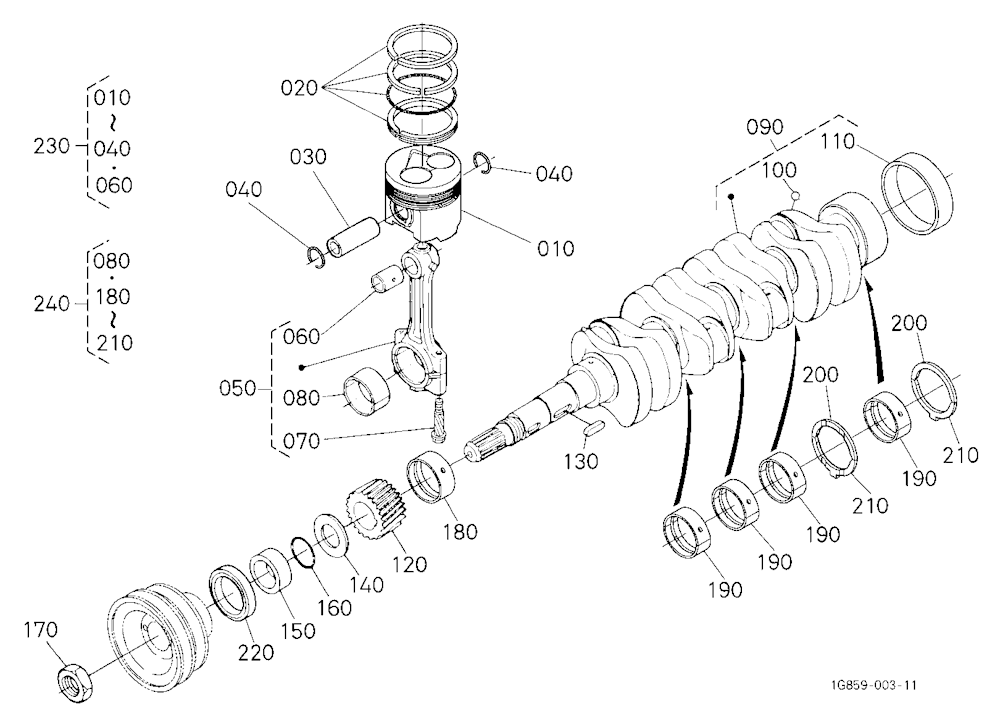 Piston And Crankshaft