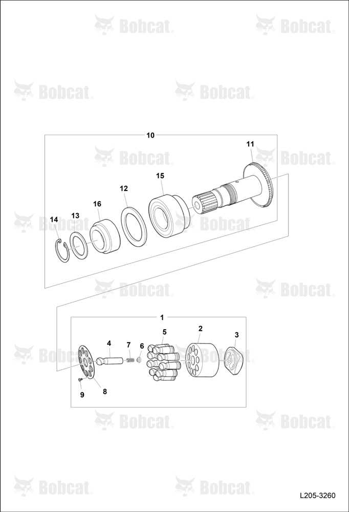Travel Motor (Rotary Group)