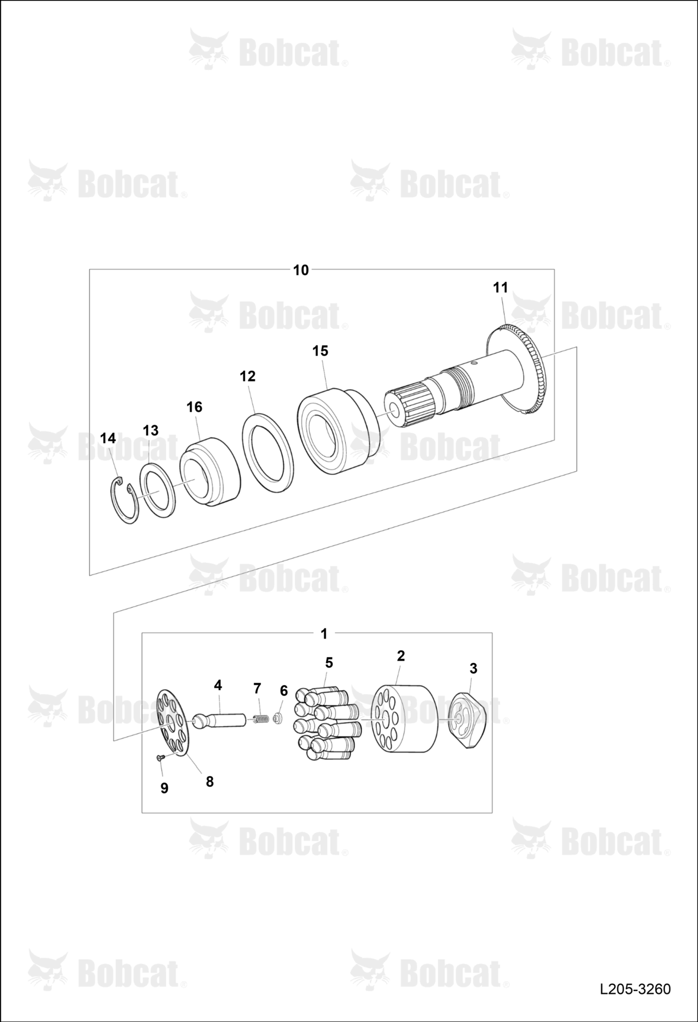 Travel Motor (Rotary Group)