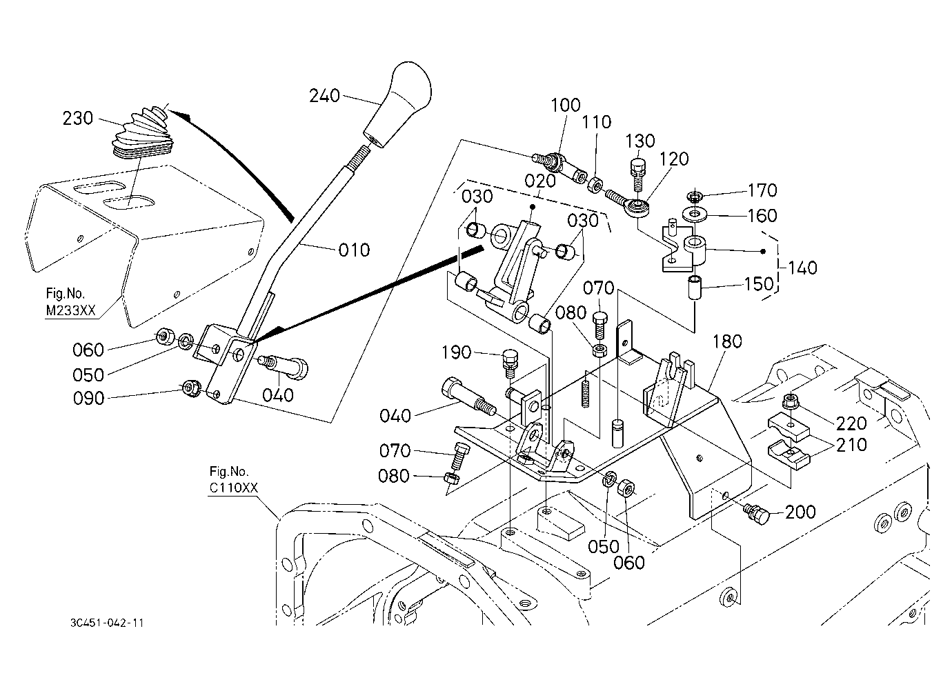 Main Gear Shift Lever