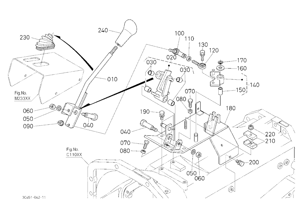 Main Gear Shift Lever
