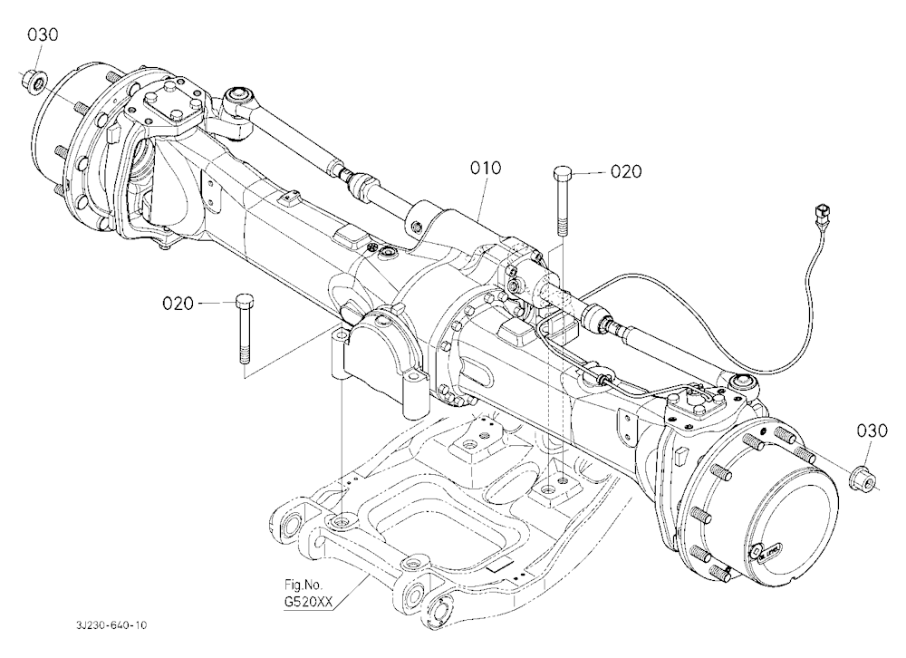 Front Axle [With Front Suspension] [Front Axle:Hea