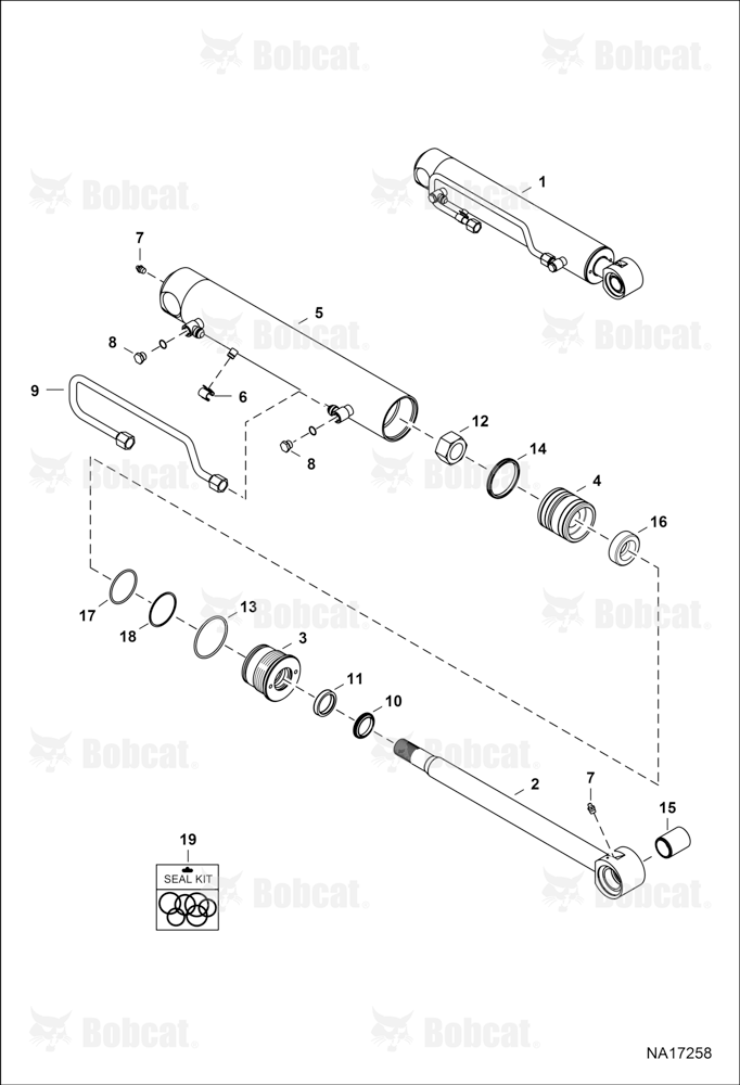 Tilt Cylinder (LH)