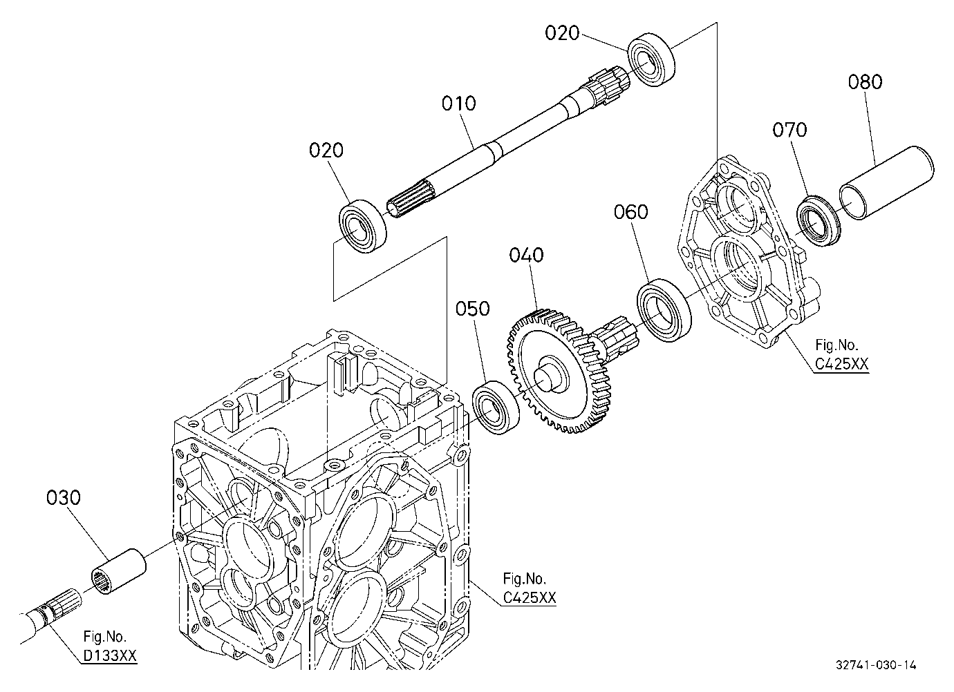 Pto Counter Shaft