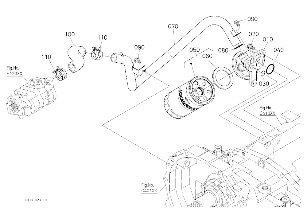 Hydraulic Oil Line (Inlet)