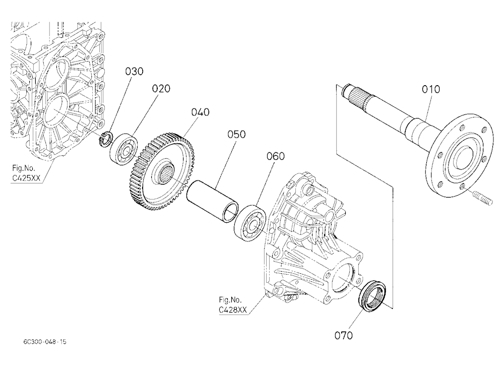 Rear Axle Lh