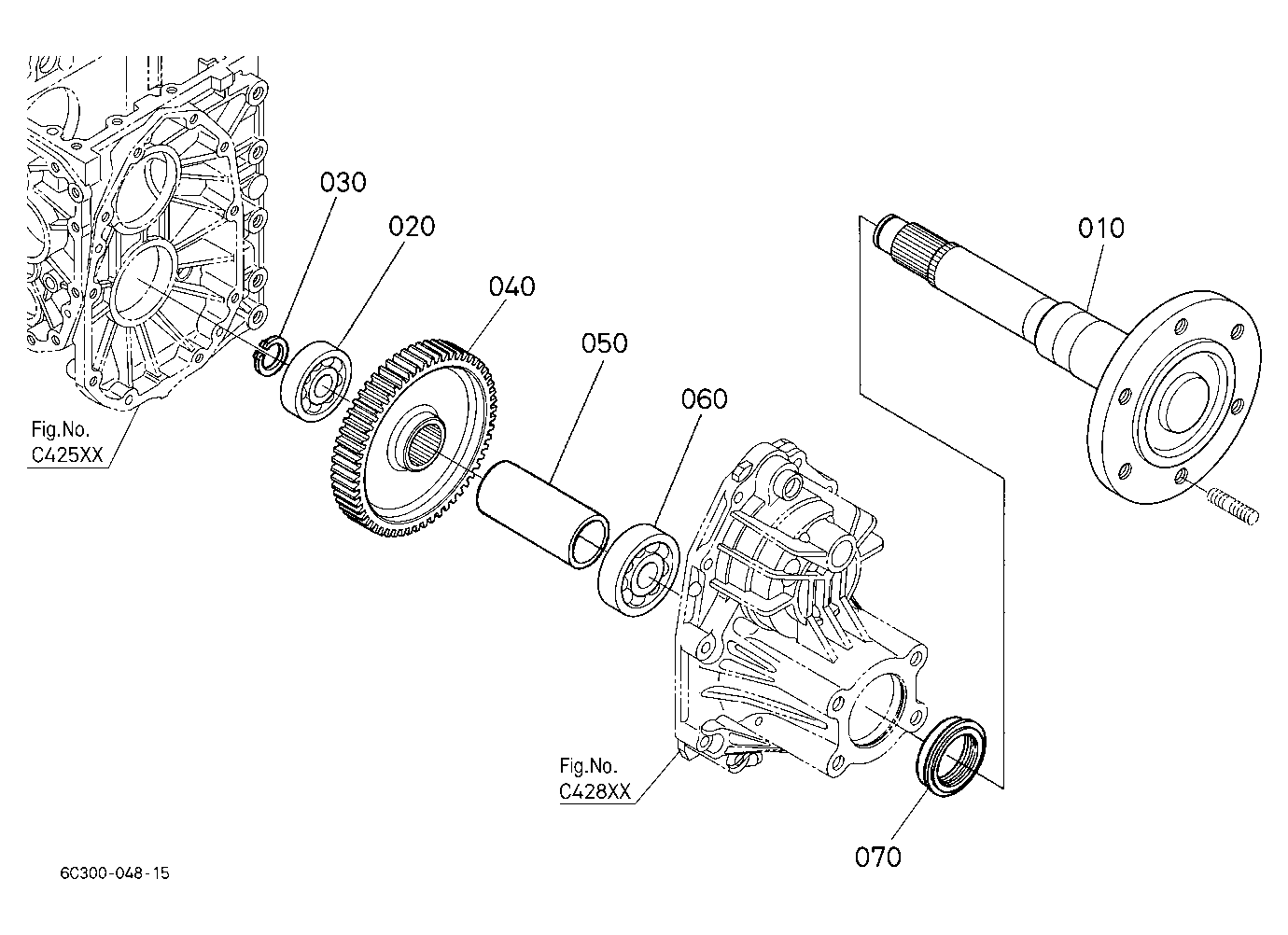 Rear Axle Lh