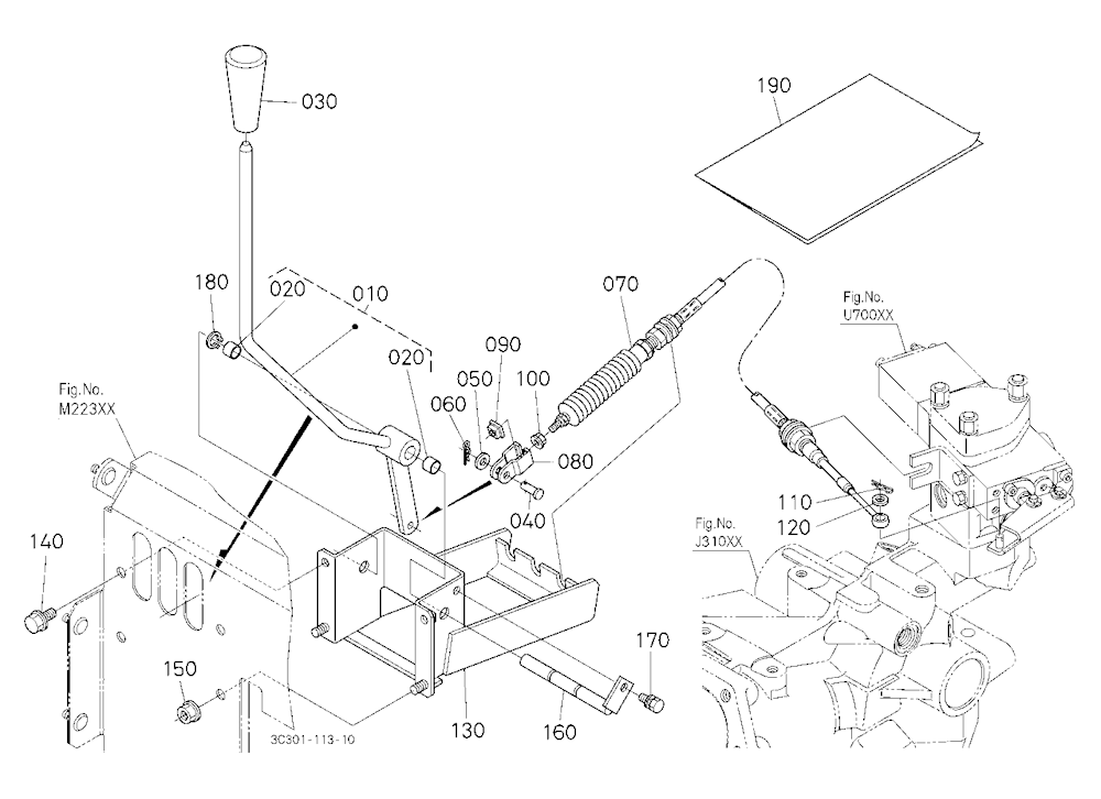 Auxiliary Control Valve Lever Kit (1St) [Option]