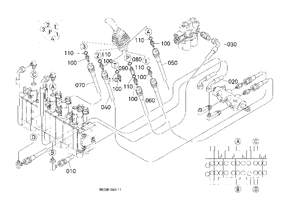 Oil Piping (Control Lh)