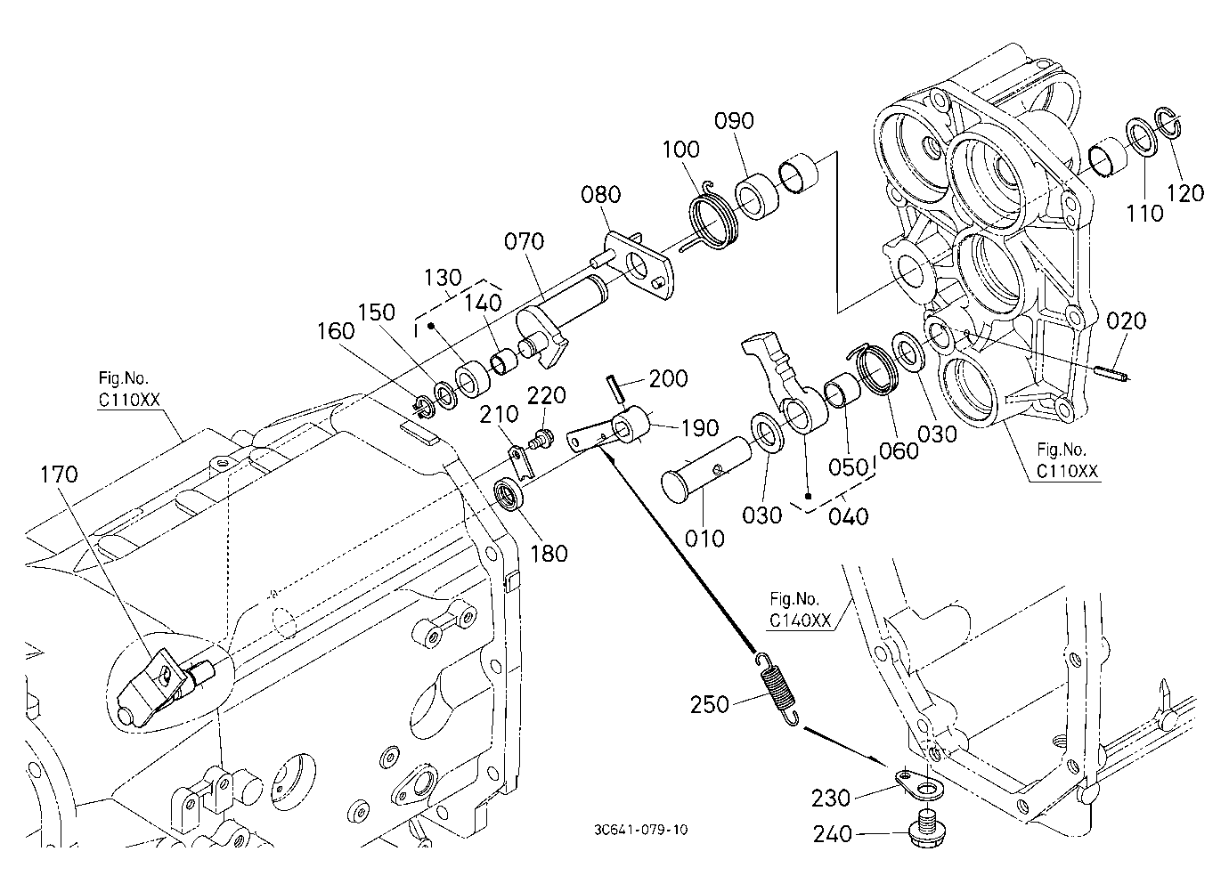 Parking Brake Camshaft