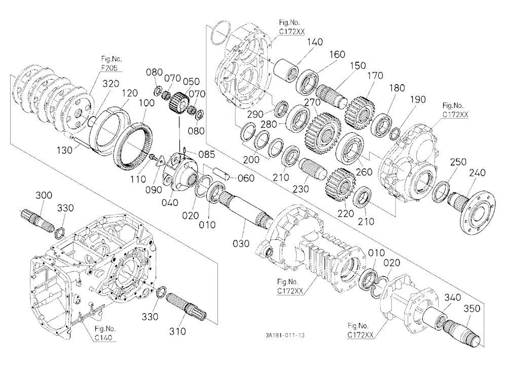 Rear Axle (With 80 Inch Tread)