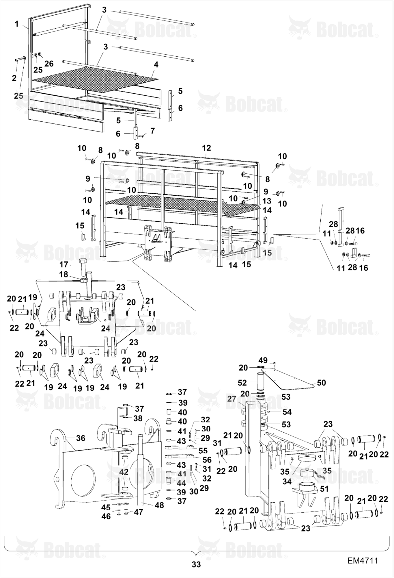 Expandable Rotating Man Platform (BUD6241) (Mounting Frame)