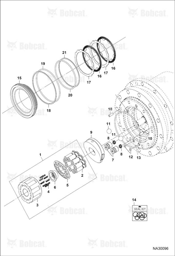 Travel Motor (Motor) (Motor 46926010)