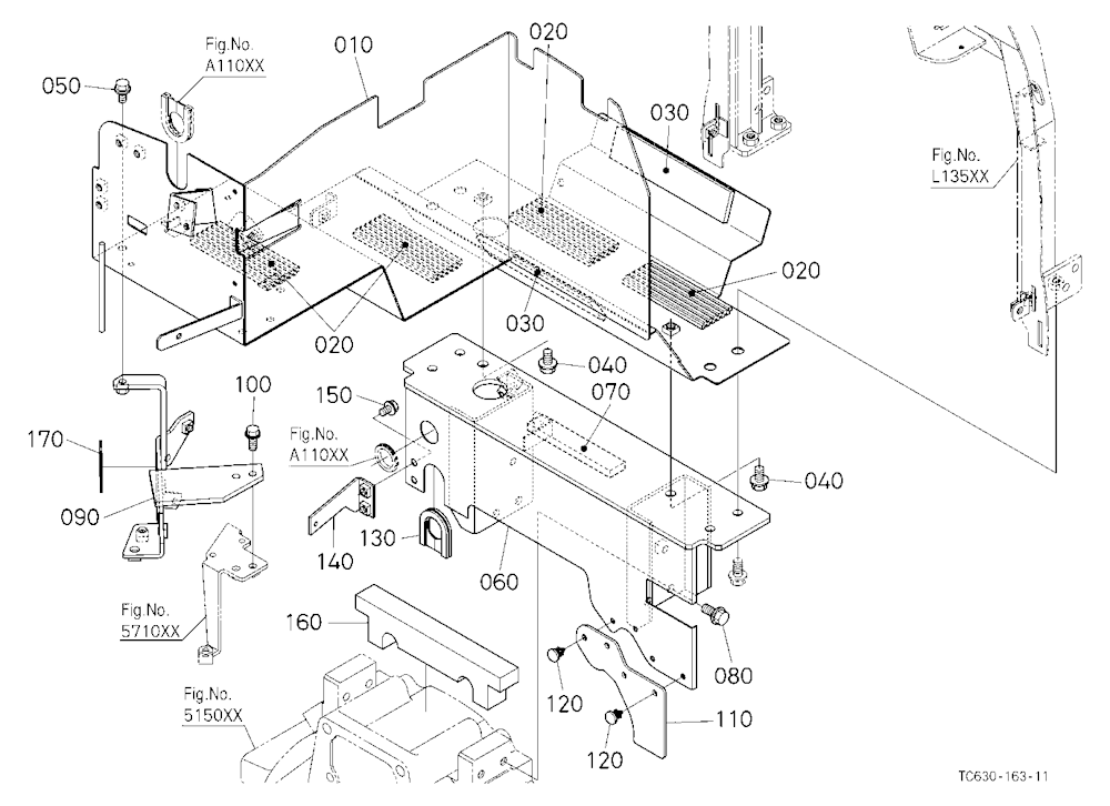 Fuel Tank Support [L4701-Ca Model]