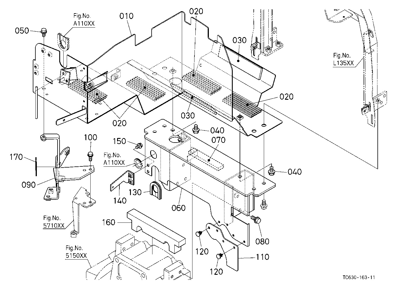 Fuel Tank Support [L4701-Ca Model]