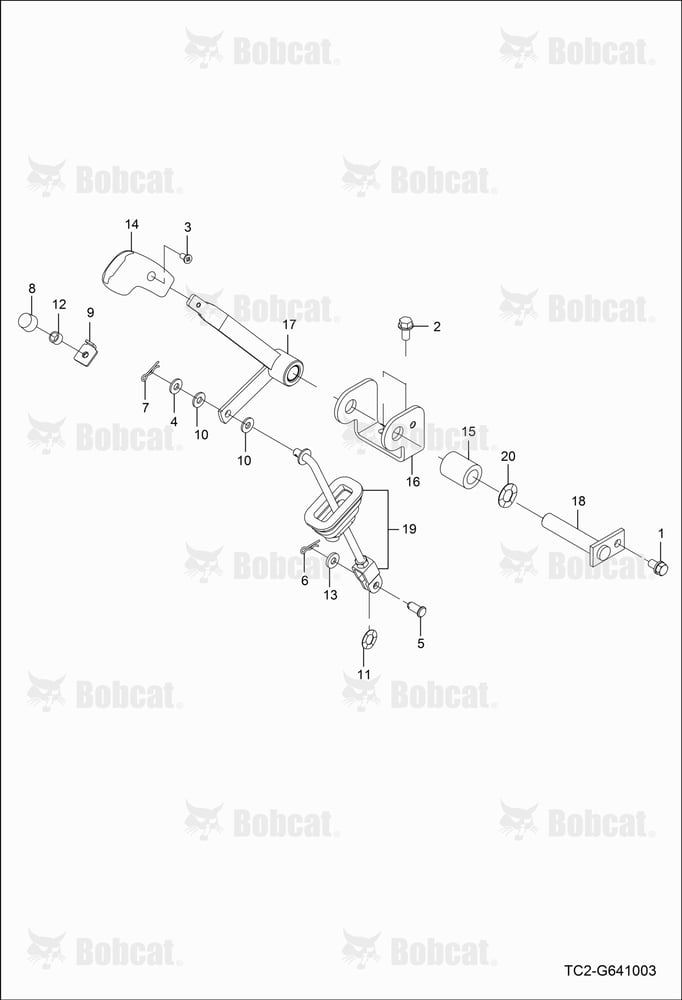 Position Draft Control Lever Group
