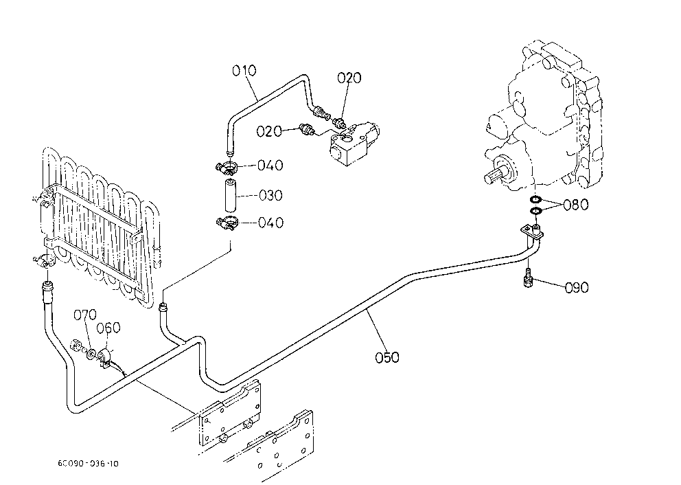 Hydraulic Oil Line (Oil Cooler)
