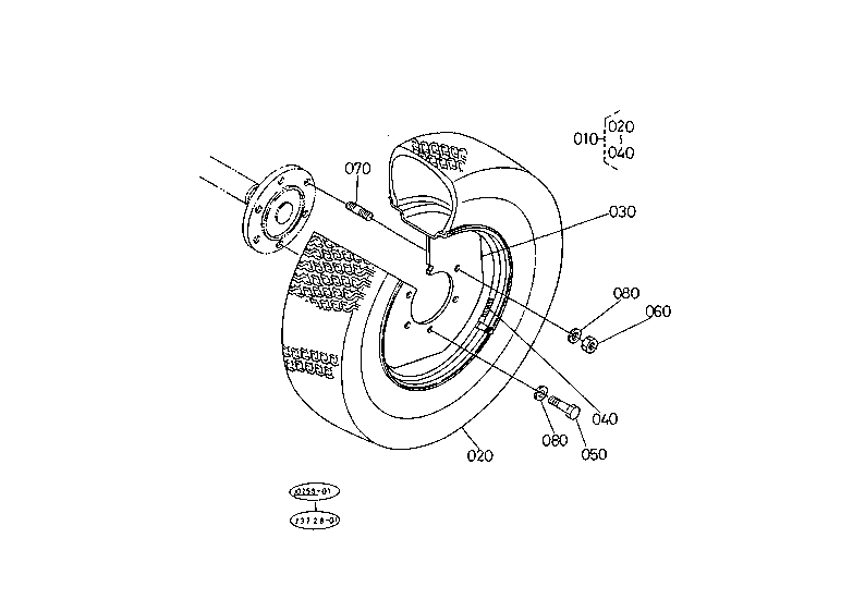Rear Wheel (21.5L-16.1 R3)