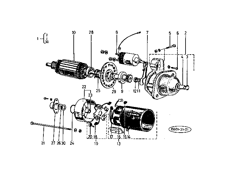 Starter Section Parts