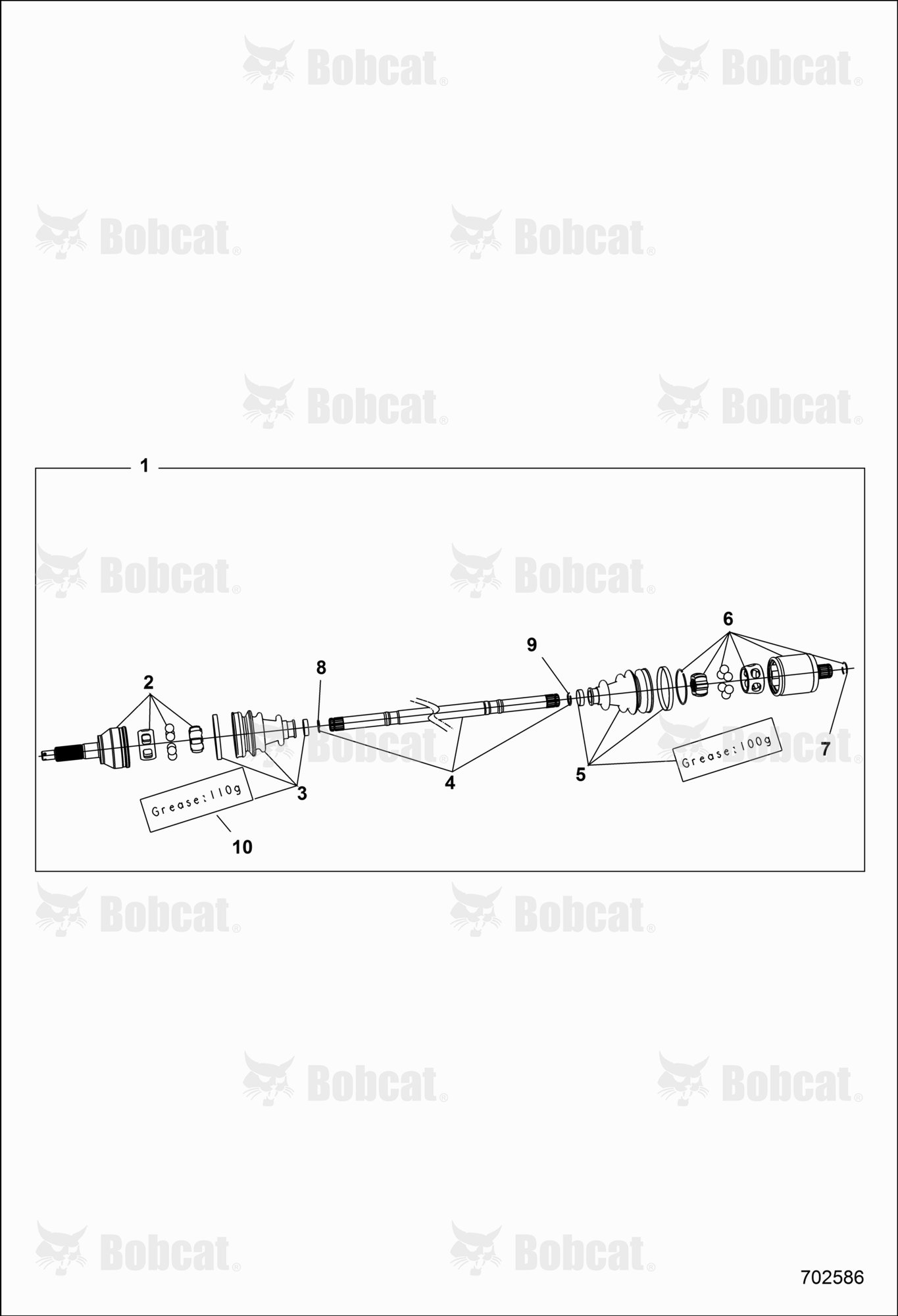 Drive TRAIN, Drive SHAFT, Rear