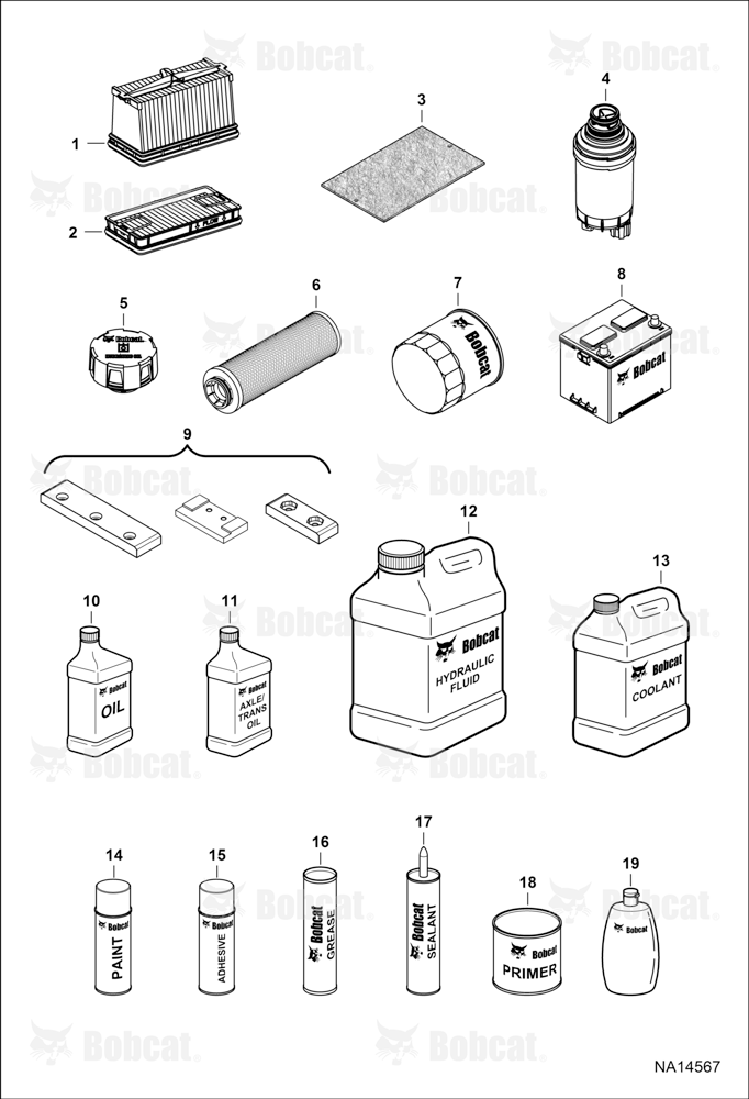 Maintenance Items (Service Parts)
