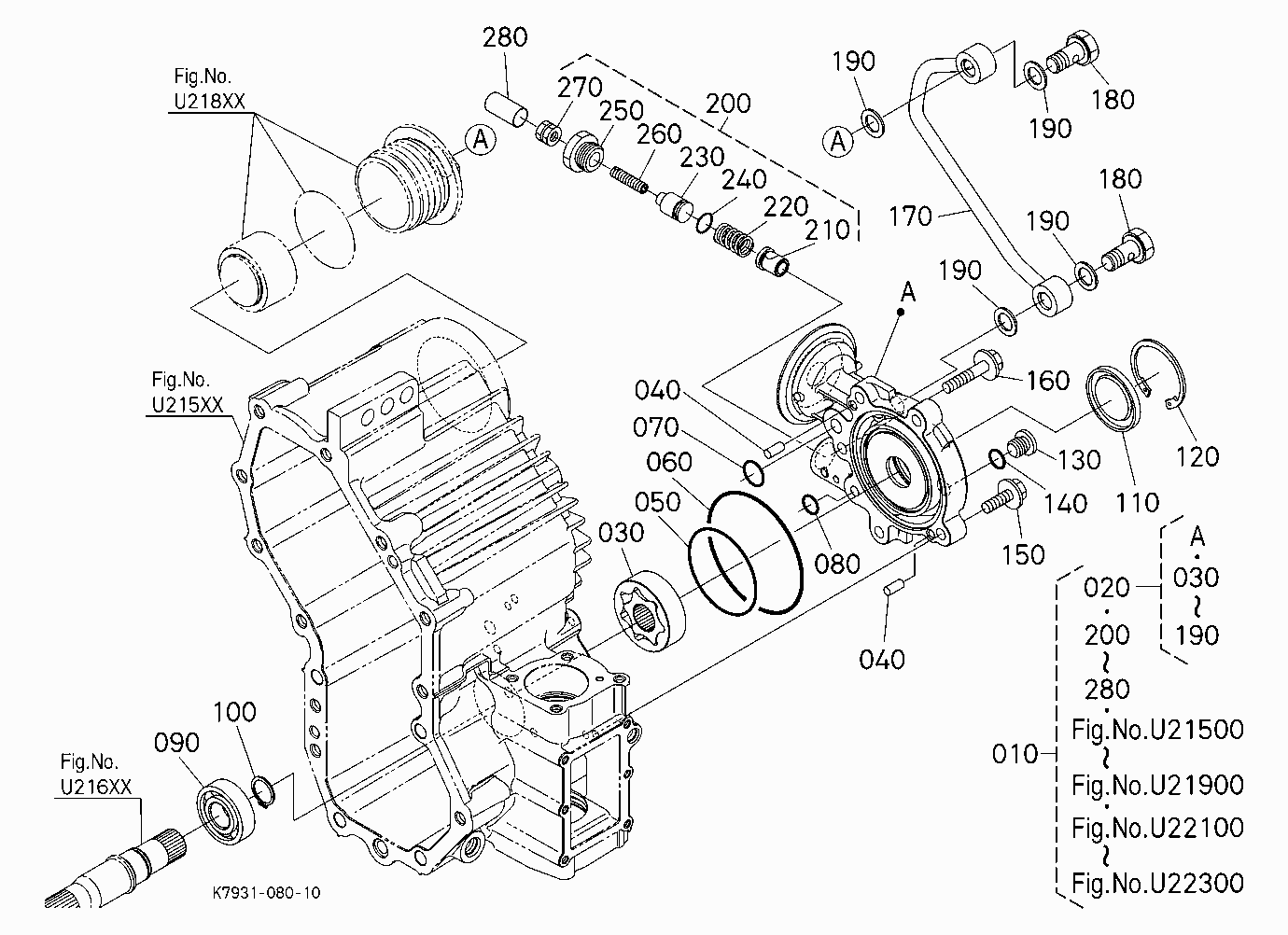 HST KIT (CHARGE PUMP) [HST COMPONENT PARTS] [OPTIO