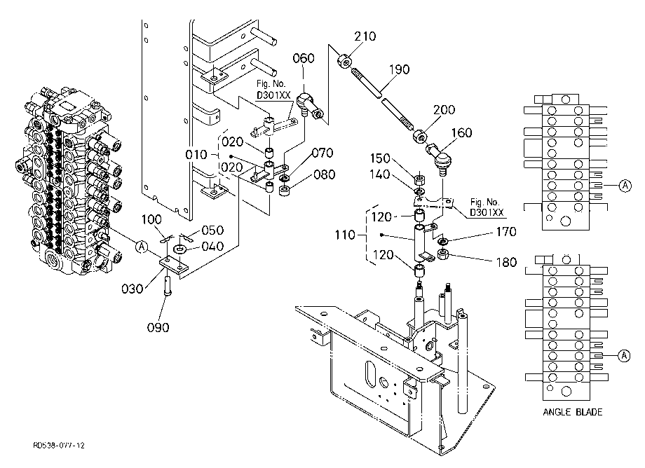 Control Lever (Travel Rh 2)