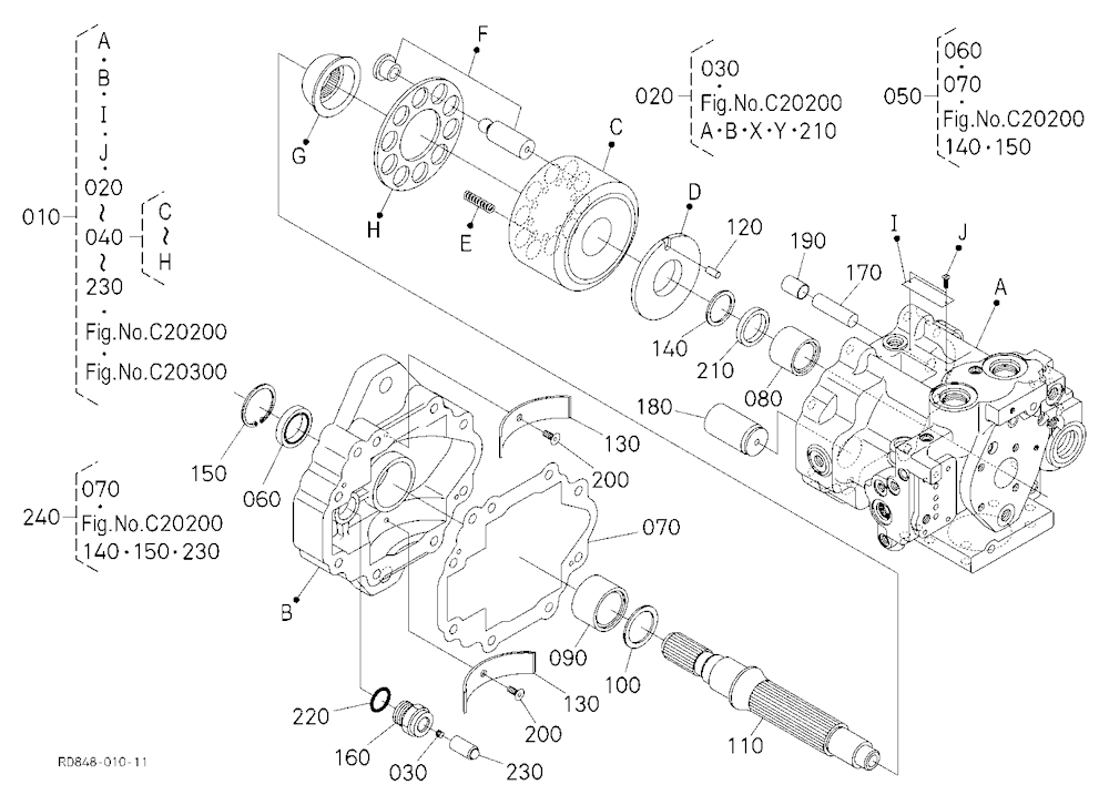 Piston Pump (Case) [Component Parts]