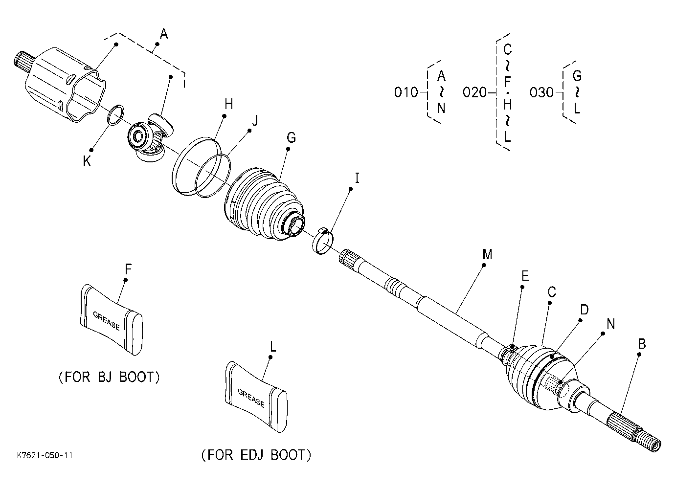 Front Drive Shaft [Component Parts]