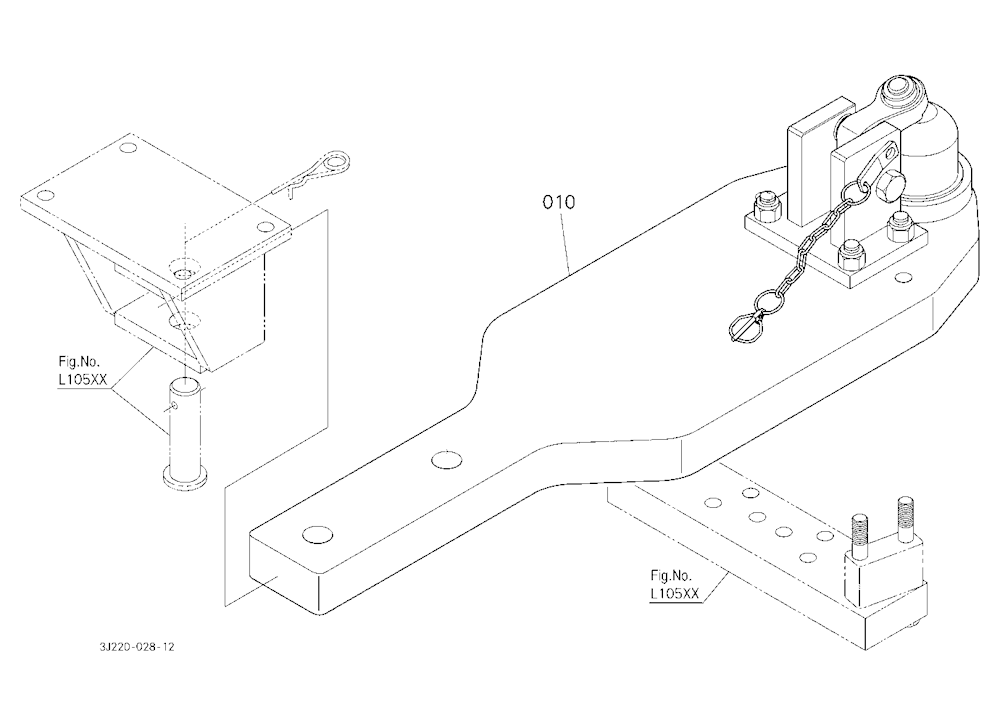 Drawbar Kit (Fix Piton) [Option]