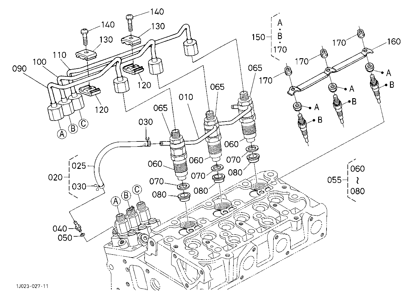 Injector And Glow Plug