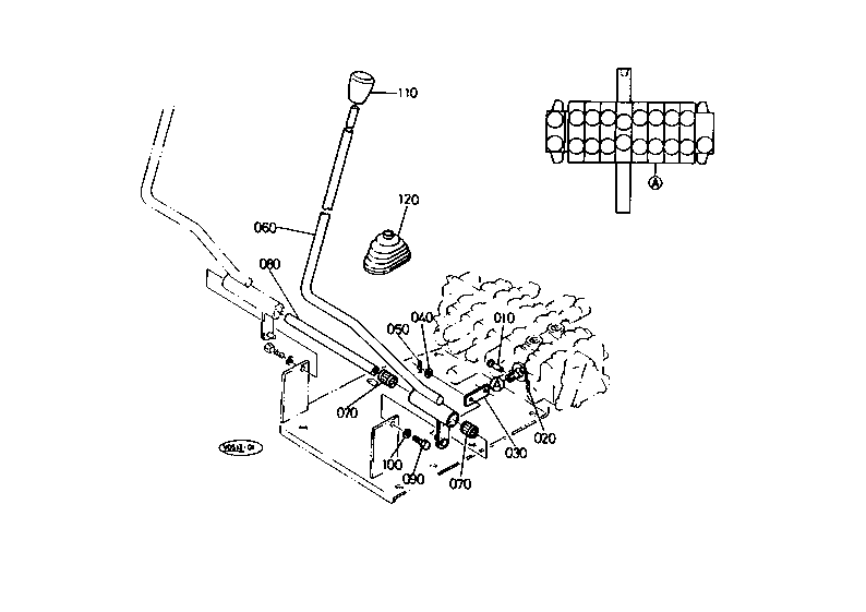 Control Lever (Travel Lh)