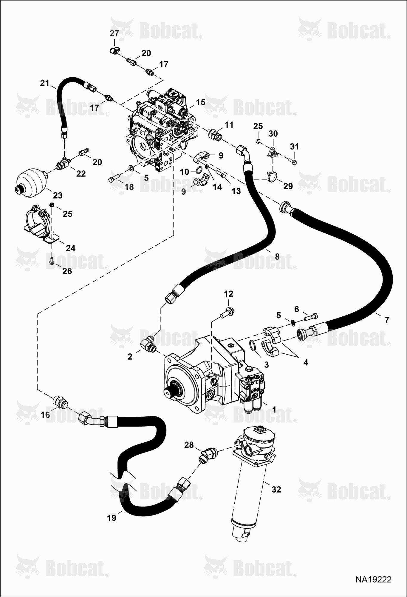 Hydrostatic Circuitry (Pump & Motor)