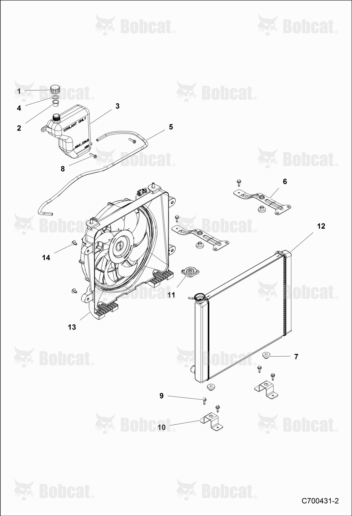 ENGINE, Cooling SYSTEM, Radiator