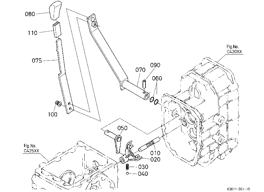 Range Gear Shift Lever