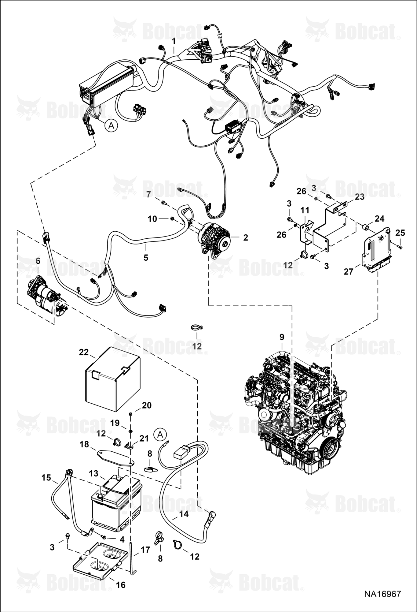 Engine Electrical Circuitry (Engine Sensors, Battery, ALT & Starter)