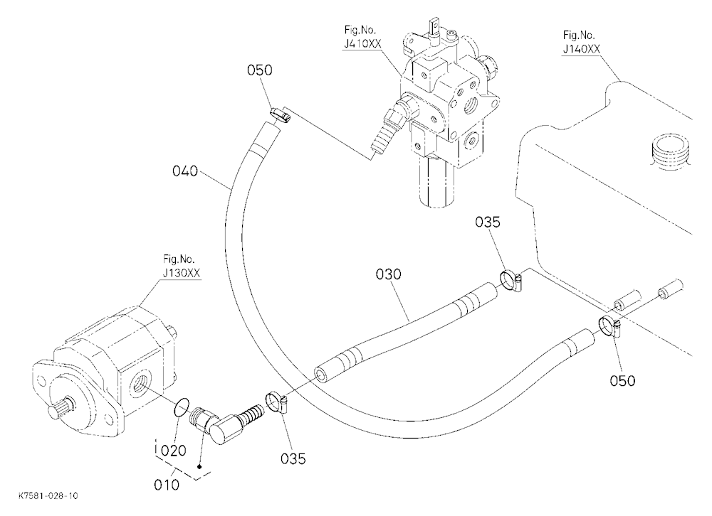 Hydraulic Oil Line(Tank)