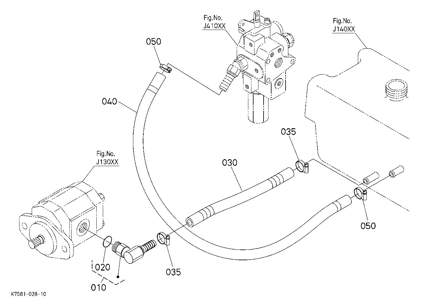 Hydraulic Oil Line(Tank)