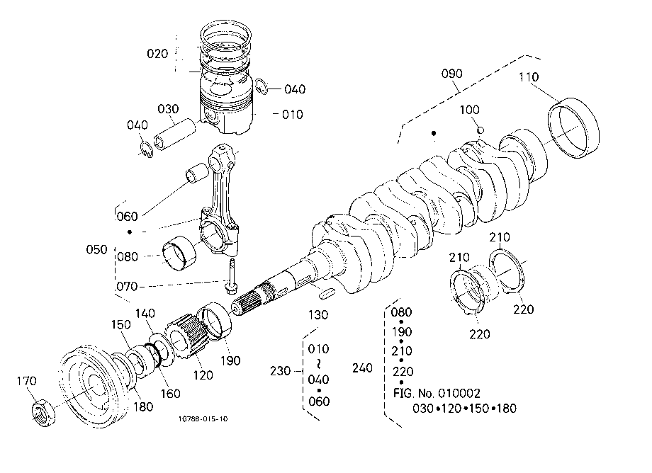 Piston And Crankshaft