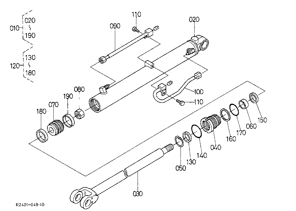 Lift Cylinder Left [Component Parts]